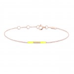 Djula - Marbella Yellow Enamel & Diamonds Bracelet